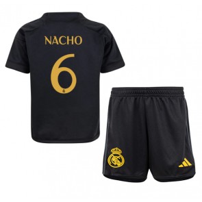 Real Madrid Nacho #6 Koszulka Trzecich Dziecięca 2023-24 Krótki Rękaw (+ Krótkie spodenki)